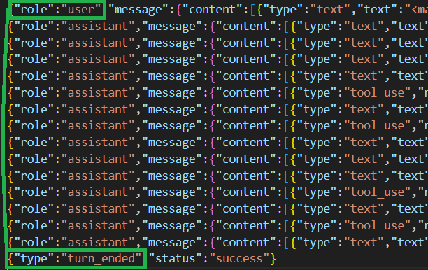 CursorStartEndTranscript